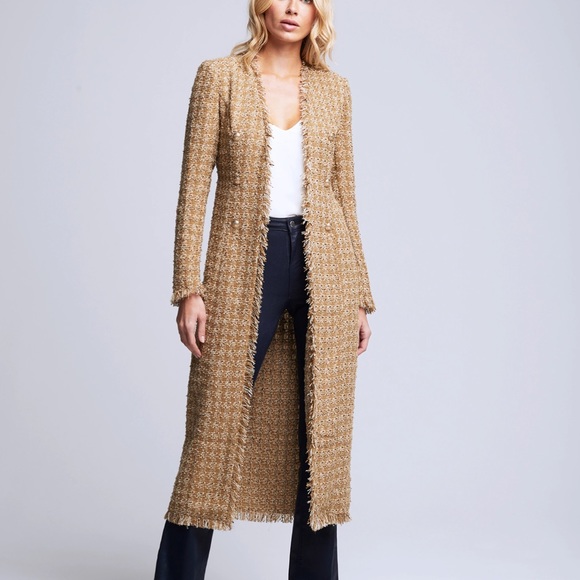 L’AGENCE Oakley Tweed Jacket / Cardigan Sz 10 NWT - Picture 2 of 7